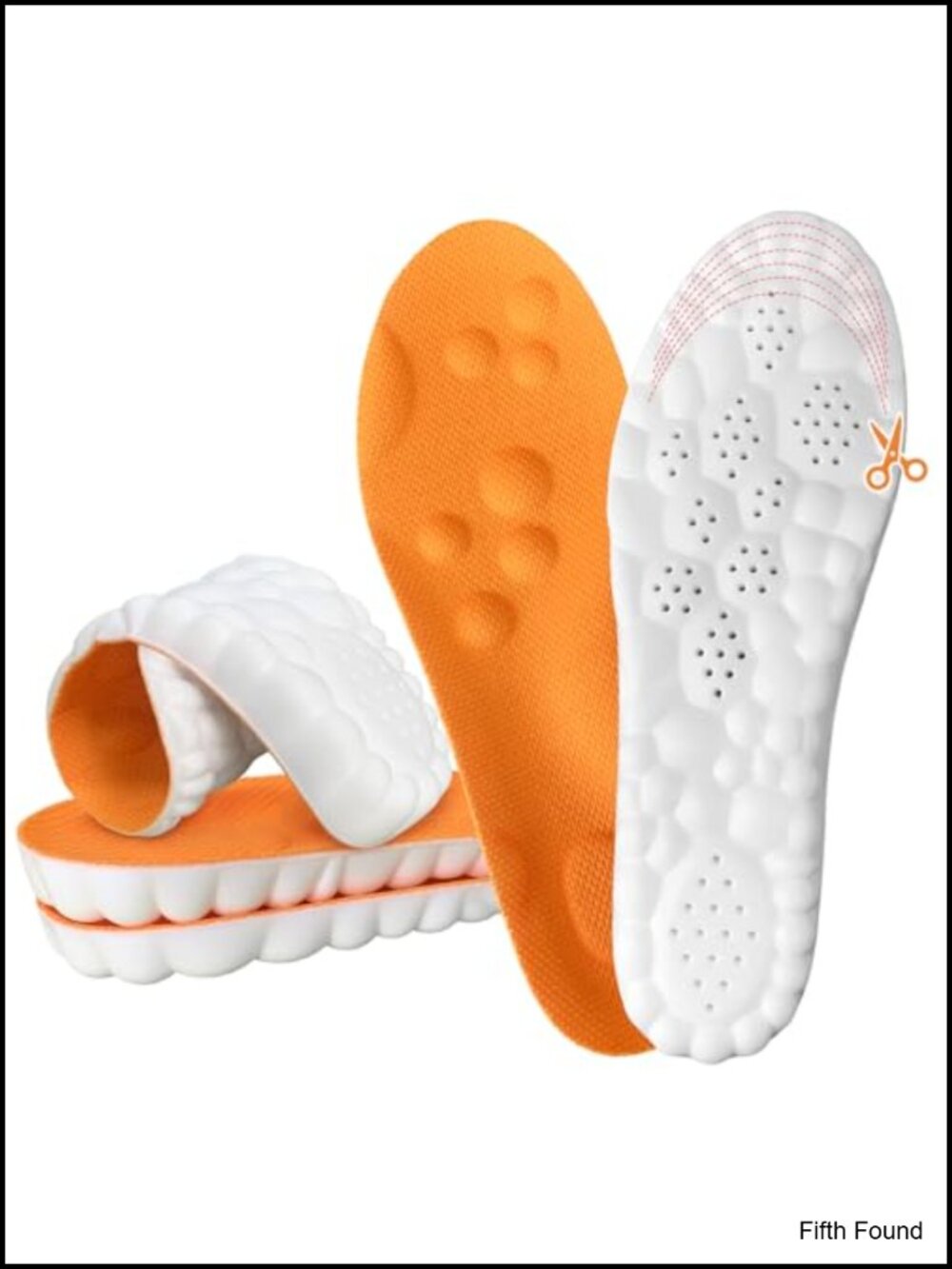 4D Memory Foam Cloud Insoles Arch Support Shoe Inserts for Foot Pain